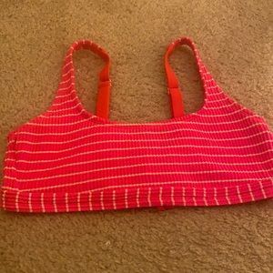 Pink bathing suit top